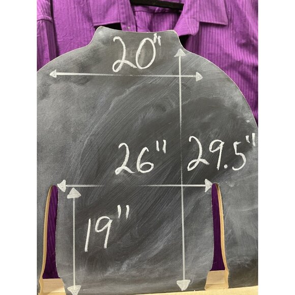 APT 9 Men's Textured Striped Shirt Button Long Sleeve Purple Size 2XL - Picture 4 of 6